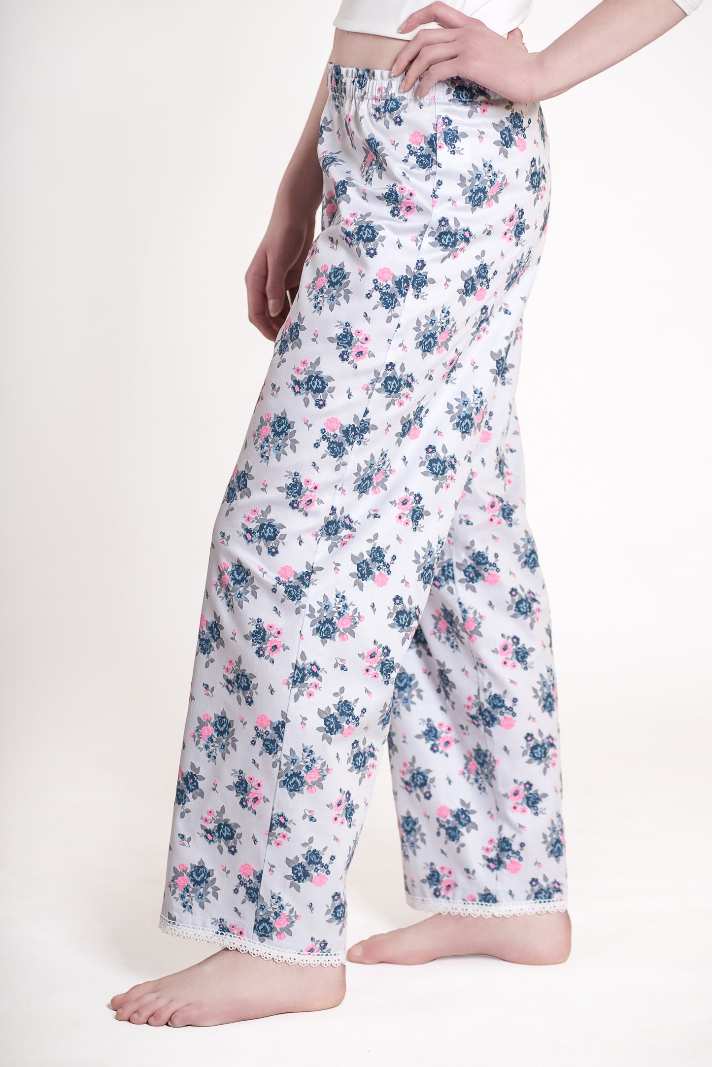 Blue Garden Pants