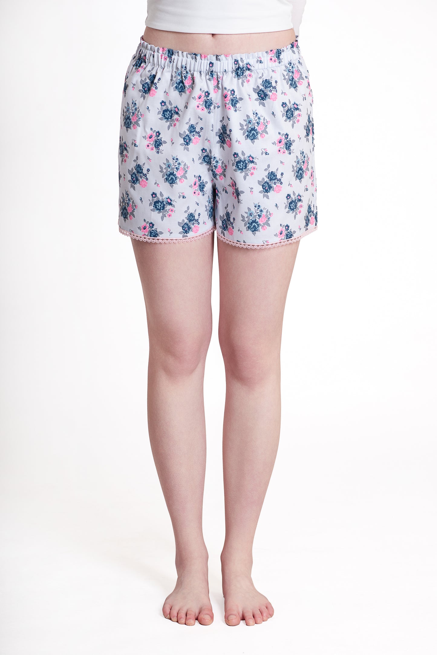 Blue Blossom Shorts
