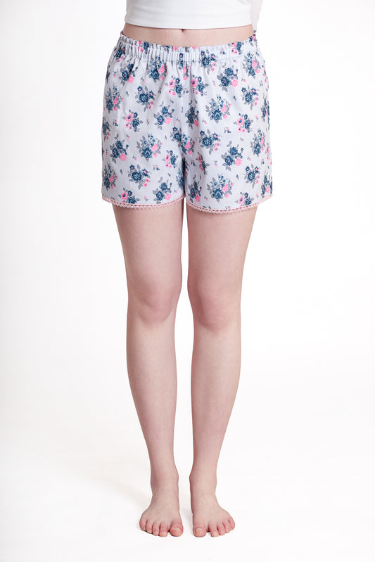 Blue Blossom Shorts
